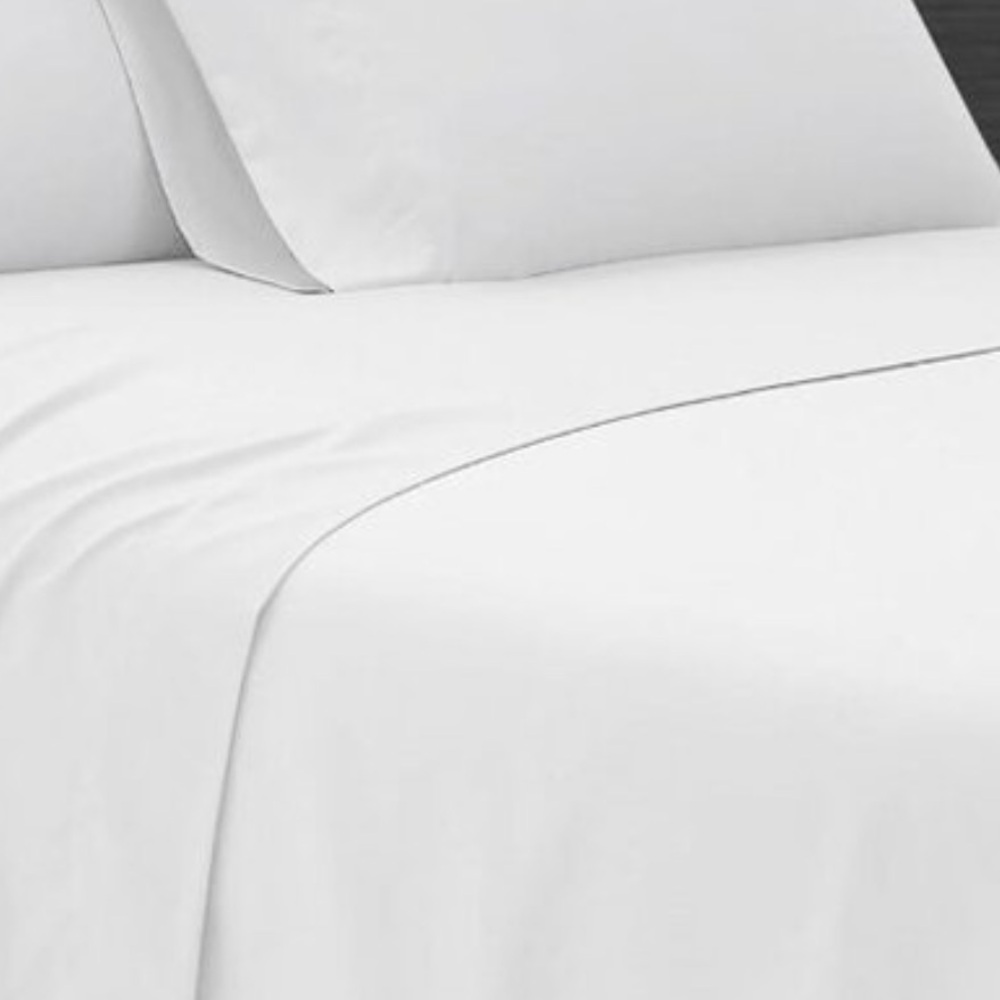 London Fog King Flat Sheet Only white 100x108 Sk009477